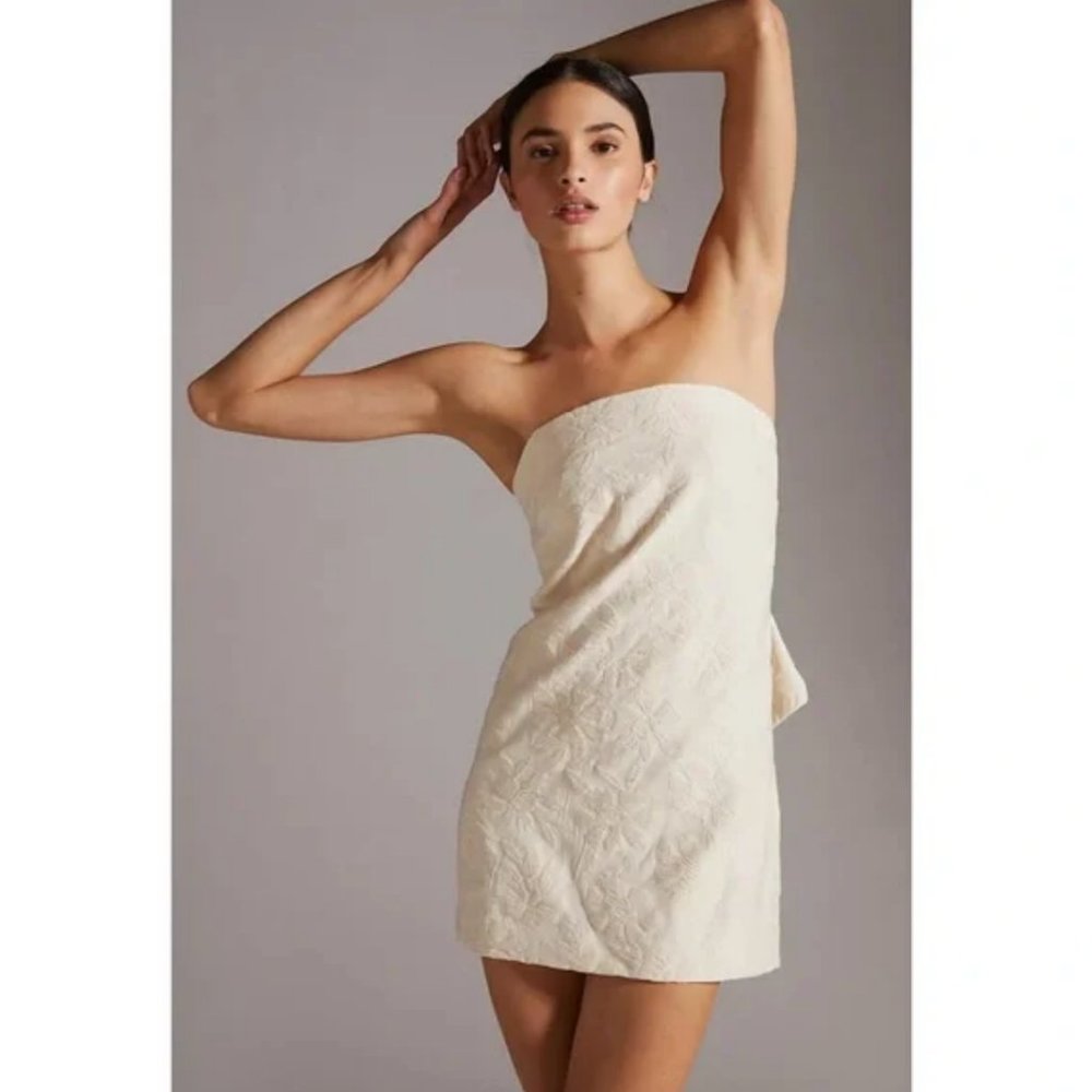 Love Shack Fancy sleeveless dress with bow